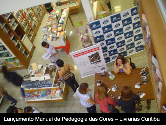 Lançamento Manual da Pedagogia das Cores – Livrarias Curitiba